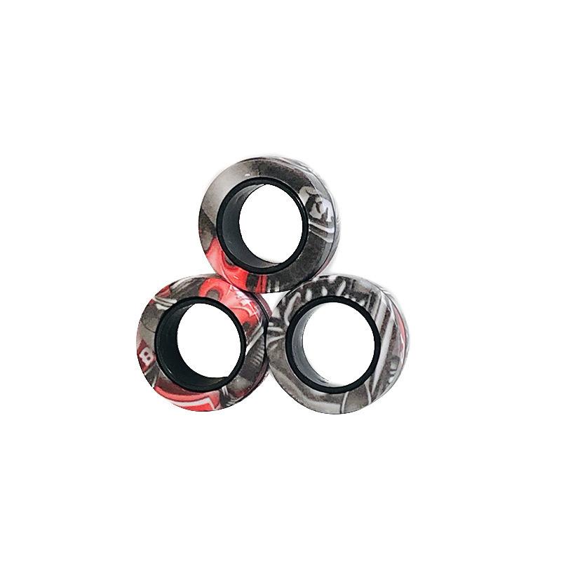 1set Magnetic Rings Fidget Toy Set Adult Fidget Magnets Spinner Rings Fidget Pack Great Gift for Adults Teens Kids ,Finger Ring