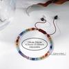 7 Chakra Natural Stone Beaded Bracelet, Healing Crystal Adjustable Cord Bracelet for Yoga & Meditation