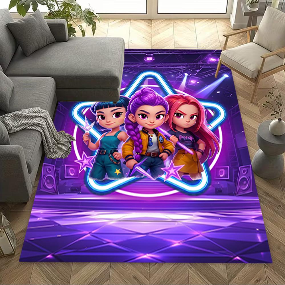 Fantasy Sword Dance Party Floor Mat Design for Decorate room Foyer Balcony Outdoor Antislip Carpet Anime Office Decor Spiritual Gift