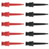 10pcs P5002 Multimeter Test Hook   Grabbers for SMt SMD IC D20 Cable Welding (Black&Red)