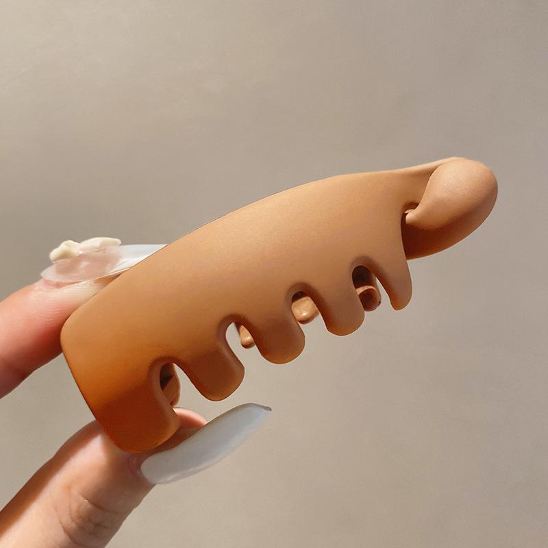 1pc Twist Banana Clip Vertical Clip Ponytail Hair Clip Hair Volume Girl Back of Head Top of Head Hair Tieip