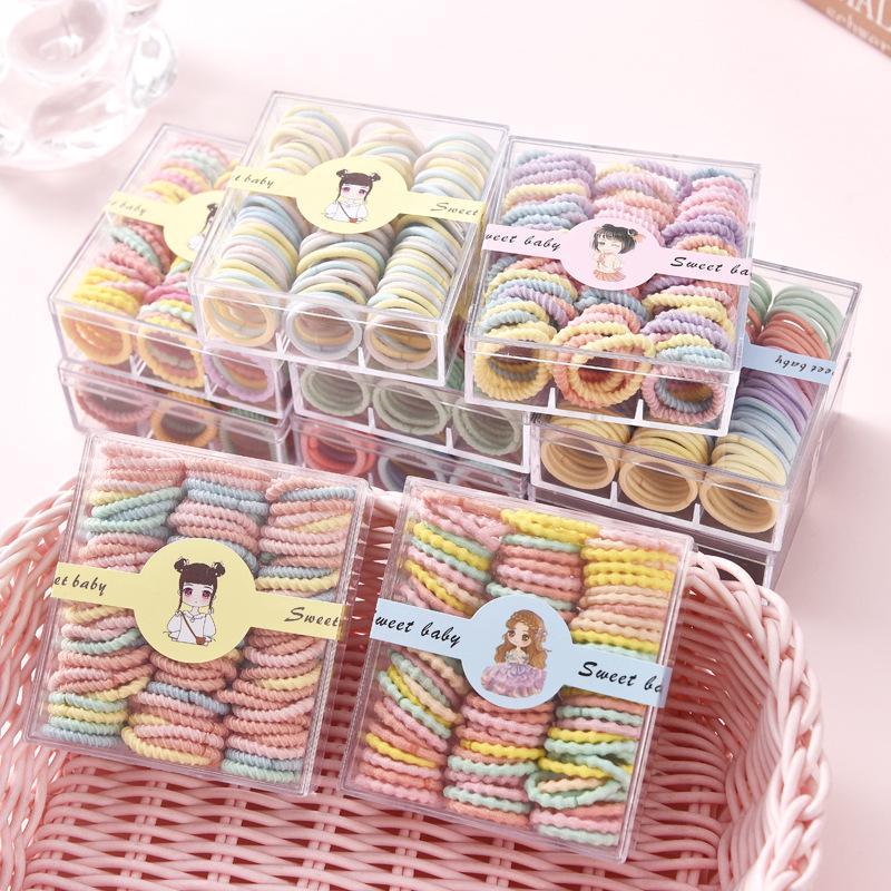 Dziecięce gumki do włosów: Małe gumki scrunchies i gumki do włosów dla dziewczynek z cienkimi włosami