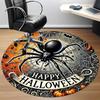 1 Stück Halloween Spinne Büro Runder Teppich, Unter Bürostühlen Schlafzimmer Wohnzimmer Heimdekoration, Raumdeko, In Verschiedenen Größen Erhältlich
