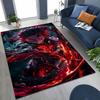 Anime Demon S-Slayer Kamado Nezuko Tanjirou Cartoon Rug for Bedroom Living Room Sofa Home Doormat Decor,Kids Non-slip Floor Mat