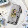 Vintage Print Wallet with Multiple Card Slots Fashionable Portable Daily Use Purse