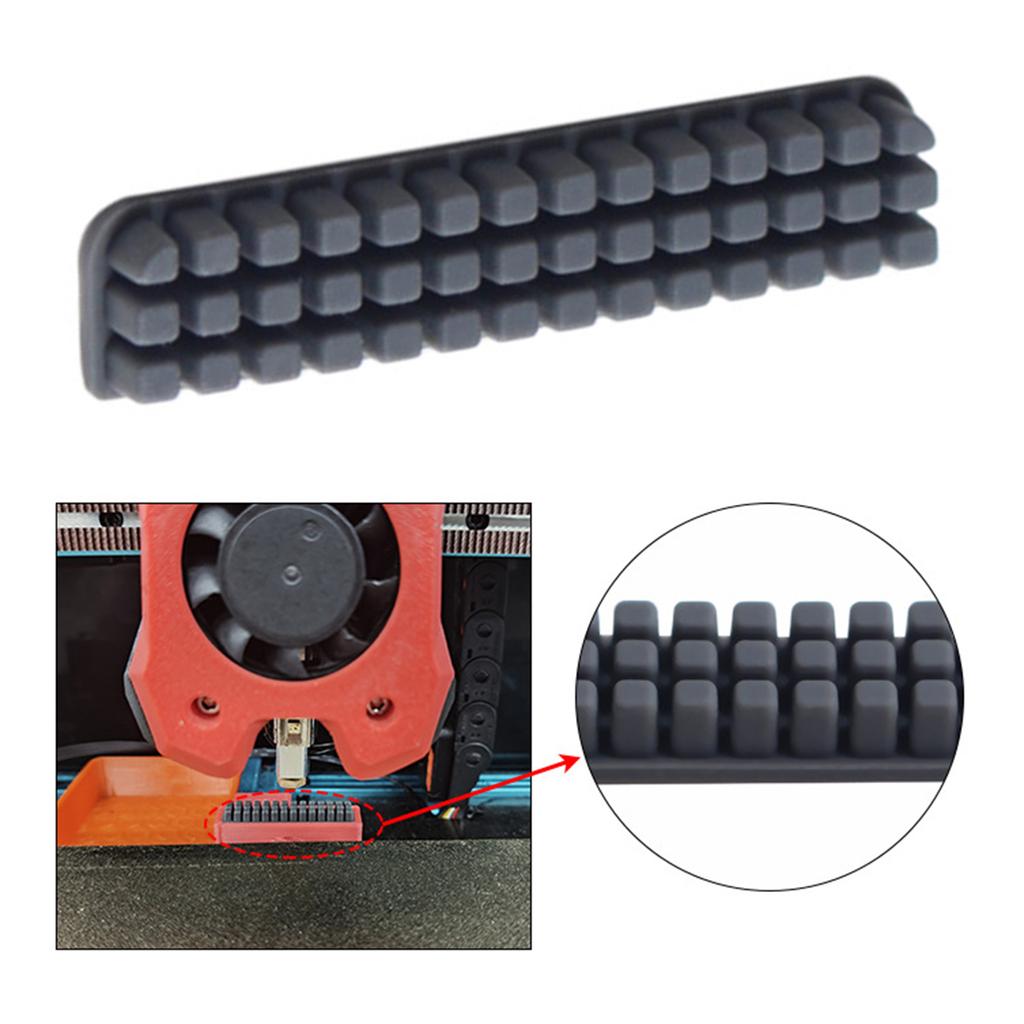 Düsenreinigungsbürste, Silikonborstenbürste für VORON 2.4 3D-Druckerextruder, Silikonborstenreiniger, wiederverwendbares Werkzeug