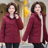 Middle-aged and Elderly Women's Winter Cotton Clothes Plus Velvet and Thickened Elderly Winter Cotton Clothes