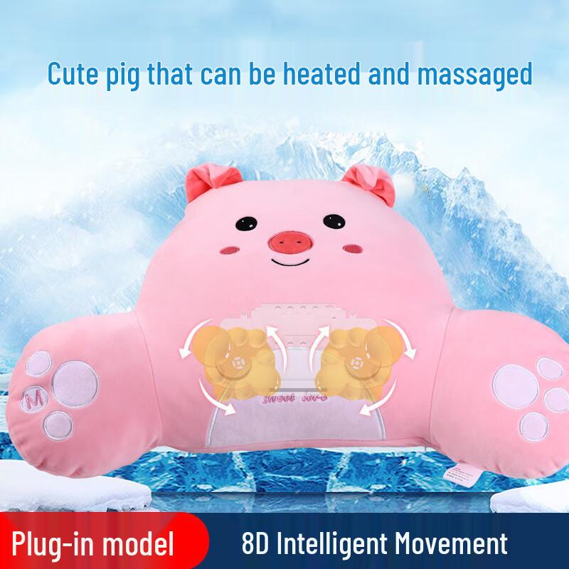 AIVEISI Elektrisches Cartoon Plüsch Massagekissen