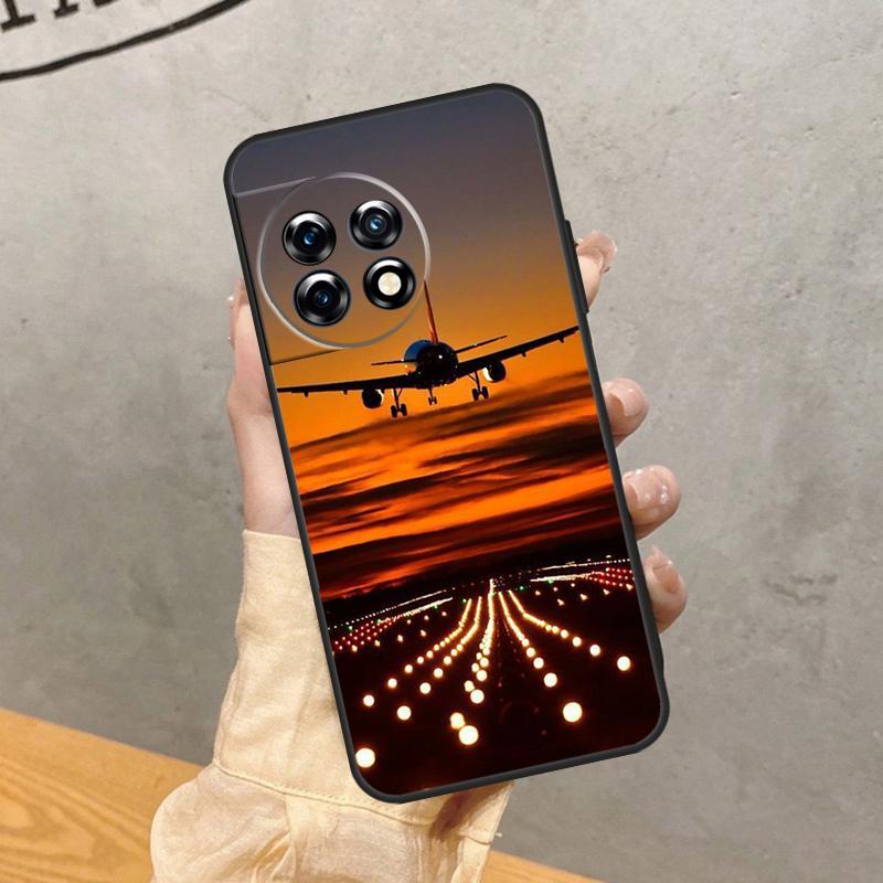 

Airplane Plane Aircraft Case For OnePlus 15R 13T 13R 13 12 12R 11 10 9 Pro 10T 8T Nord 5 CE 2 3 4 Lite N20 N30 Cover OnePlus 10T
