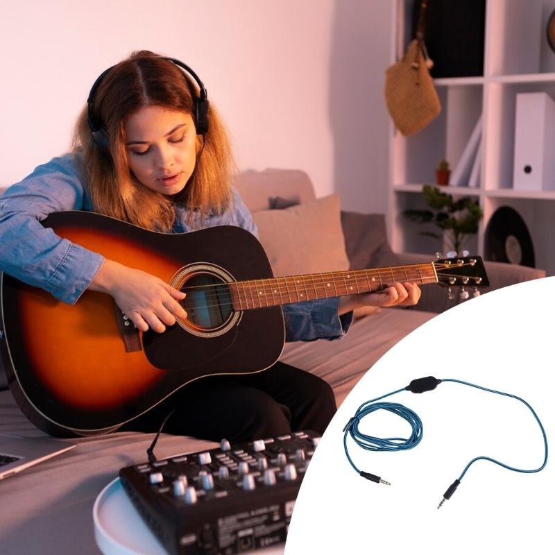 Detachable Gaming Headsets Cable for AW310H with Inline Mute and Volumes Control