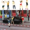 1/64 Hand Painted Miniature Scenario People Figures Men Women Dolls Toys