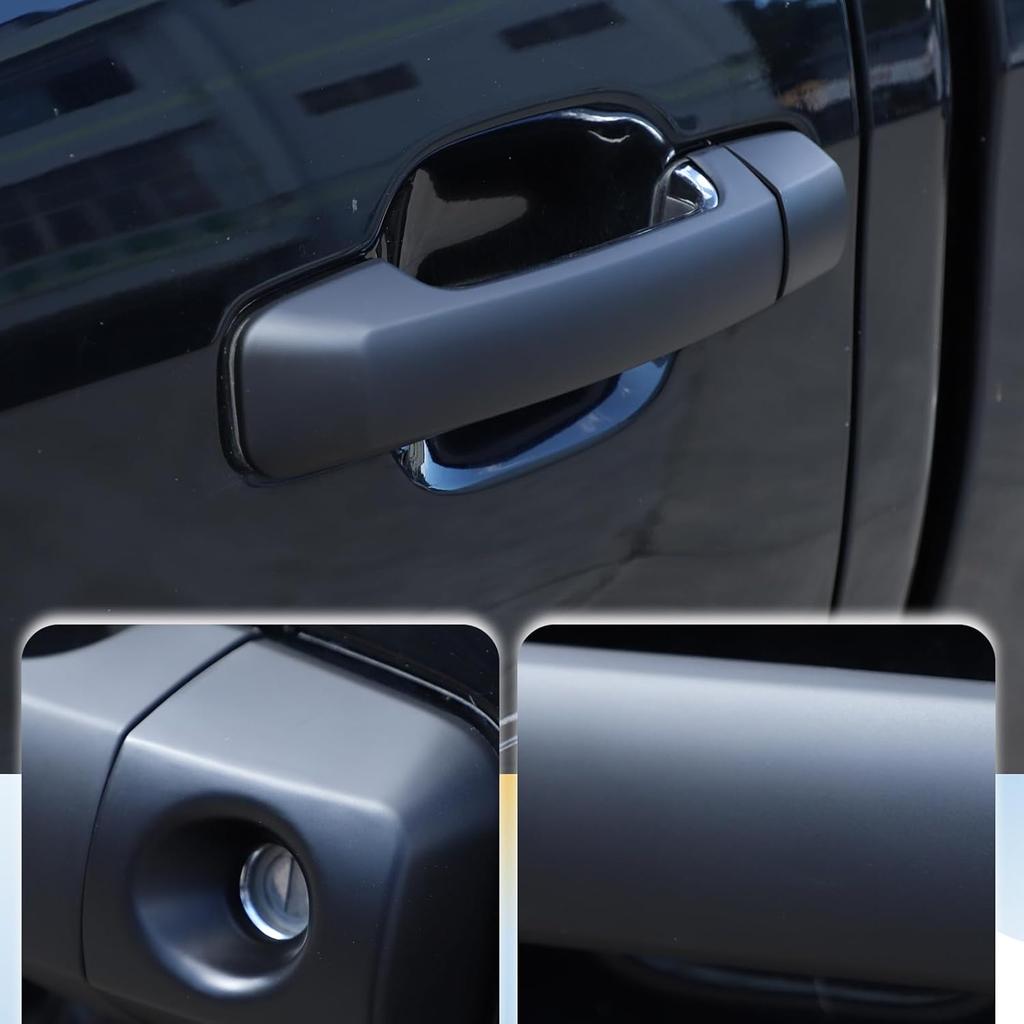 LLKUANG Car Exterior Door Handle Cover Fit for Toyota Tundra 2007-2021 Sequoia 2008-2020,Door Handle Cover Outside Door Handle Protector Shell