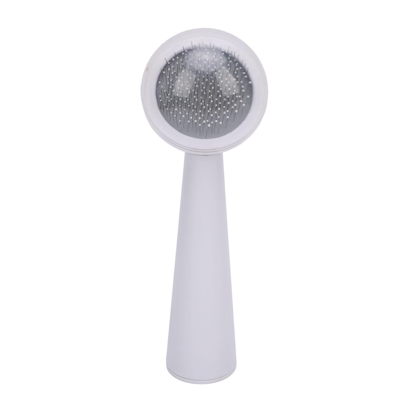 

Щетка для вычесывания шерсти домашних животных, удобная ручка, нежный массаж, щетка для ухода за длинной и короткой шерстью собак и кошек белый