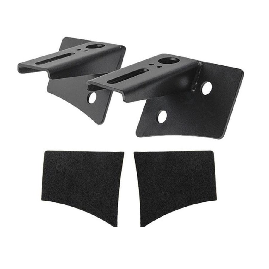 

Кронштейн крепления углового фонаря на лобовое стекло, держатель светодиодного фары для бездорожья, зажим для Jeep Wrangler JK 2007-2017 чёрный