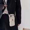 3D Süßer Bär Geldbörse Kartenhalter Crossbody Lanyard Hülle Für iPhone 17 Air 16 Pro Max 14 12 11 13 15 Plus X XS SE 2020 2022 6 7 8