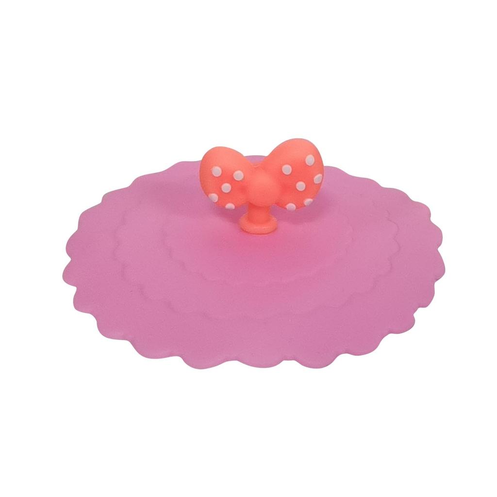 Cartoon Handle 10cm Silicone Cup Lid Cover