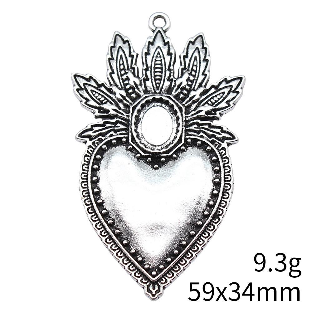 Christmas Decorations Charms Jewelry Gothic Style Peach Heart Charms Pendant Items Craft Pendants