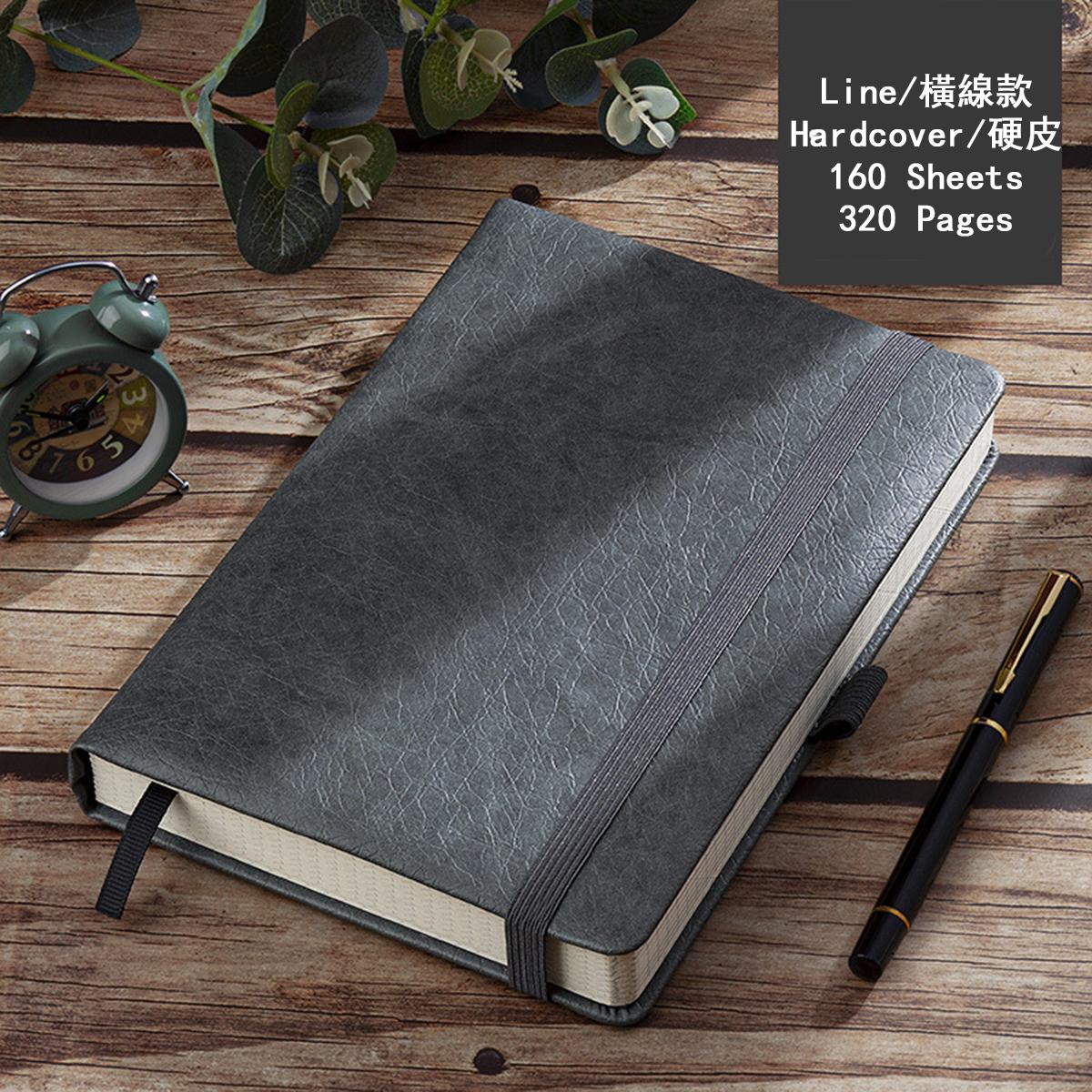 

Діловий шкіряний блокнот формату A5, щоденник студента, щоденник подорожей, дизайн ремінця, блокнот, внутрішня сторінка з горизонтальною лінією/сіткою A5