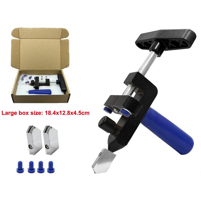 

Плиткоріз 2-в-1 зі склокераміки з ріжучим диском, алмазним роликовим різаком, машиною для різання, відкривачем, зламувачем, набором аксесуарів