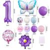 Ice Blue Butterfly Balloon Set Sex Reveal Birthday Party Arrangement Guiding Post Digital Latex Balloon Party