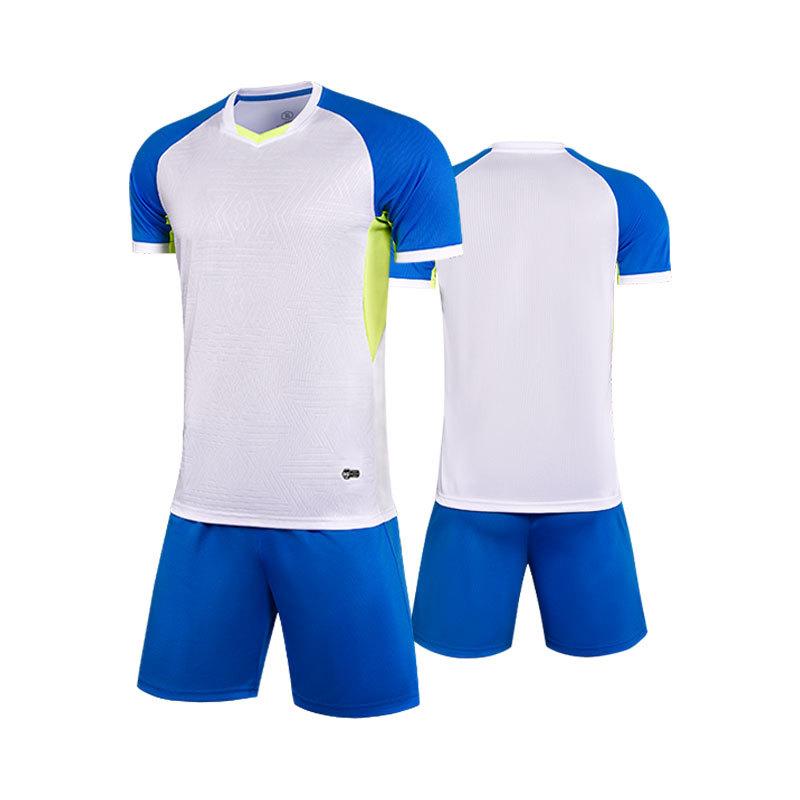 Short-sleeved Football Jersey Set DIY Adult Primary School Children with The Same Football Training Jersey Team Jersey Competition Jersey