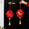 Year of Horse Hanging Ornament with Tassel Chinese New Year 2026 Door Hanging Ornaments Spring Festival Party Pendant