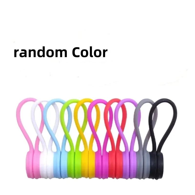 Reusable Magnetic Cable Ties,Cord Organizer,Silicone Magnetic Cord Ties for Bundling Stuff, Book Marker Fridge Magnets