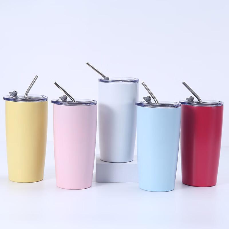 Stainless Steel Insulated Straw Coffee Tumbler