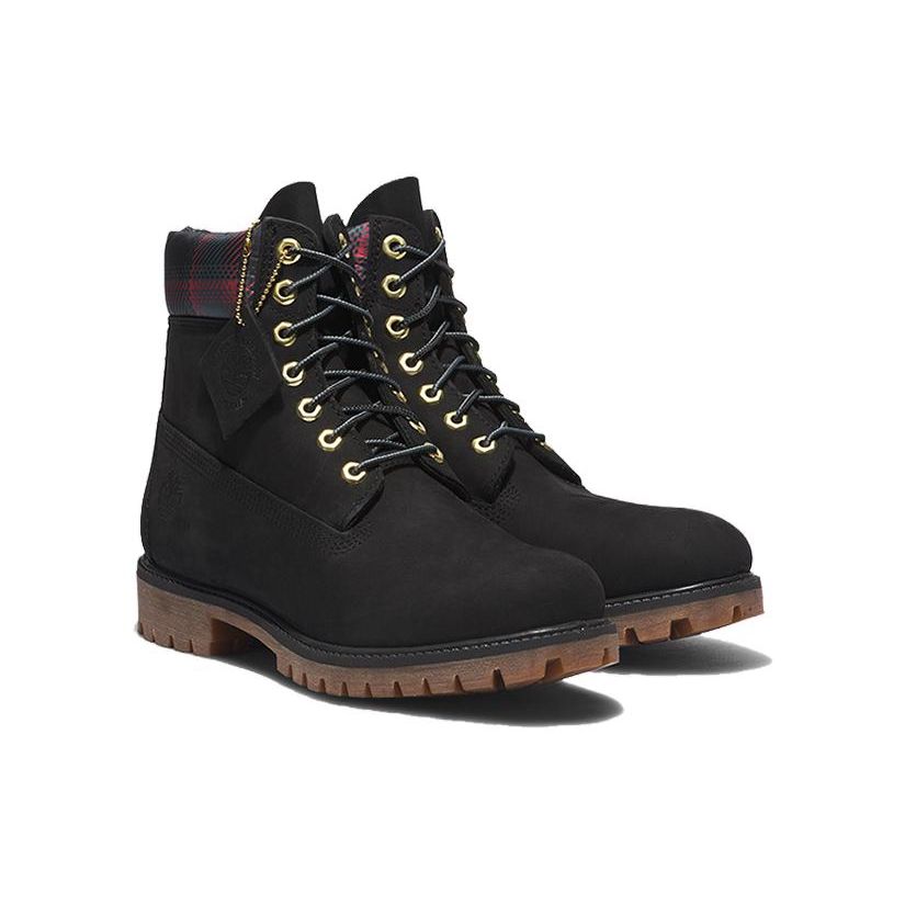 Timberland Premium Series Waterproof Durable Mid-Calf Outdoor Boots Men Boots Black A2FGA