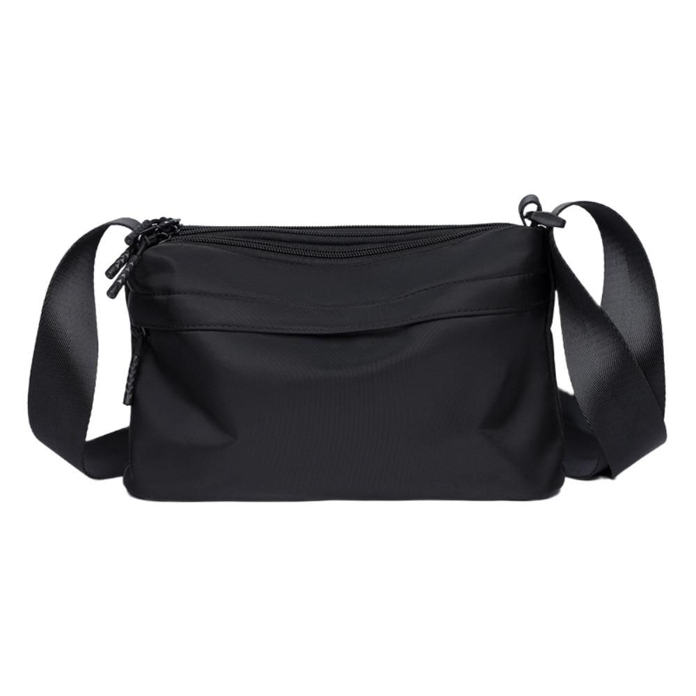 

Мужская сумка кроссбоди большой вместимости, чехол для телефона, сумка-мессенджер, студенческая сумка через плечо, для школы, офиса чёрный