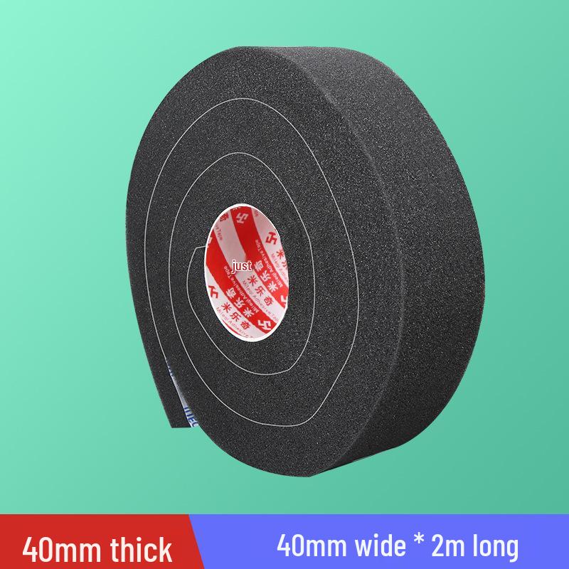 Black Soft Sponge Sealing Strip for Soundproof, Windproof, Shockproof Glass and Sliding Doors or Windows