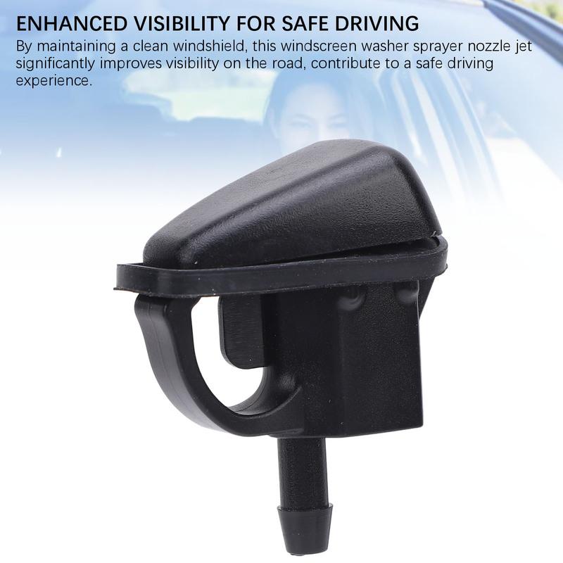 Windshield Washer Nozzle LR048709 Front Window Washer Nozzle OEM LR048709 Standard Seamless for Freelander 2 L359 2006 To 2015