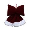 Soft Christmas Tree Bowknot Wine Red Bowknot Hanging Ornament  Home Decoration