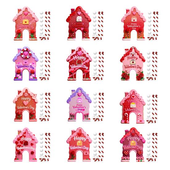 Lebkuchen Golfspiel Set Minigolfplatz mit Zuckerstangen Schläger und Bällen Weihnachtsfeier Spiel für Familie Indoor Zuhause Büro Spaß