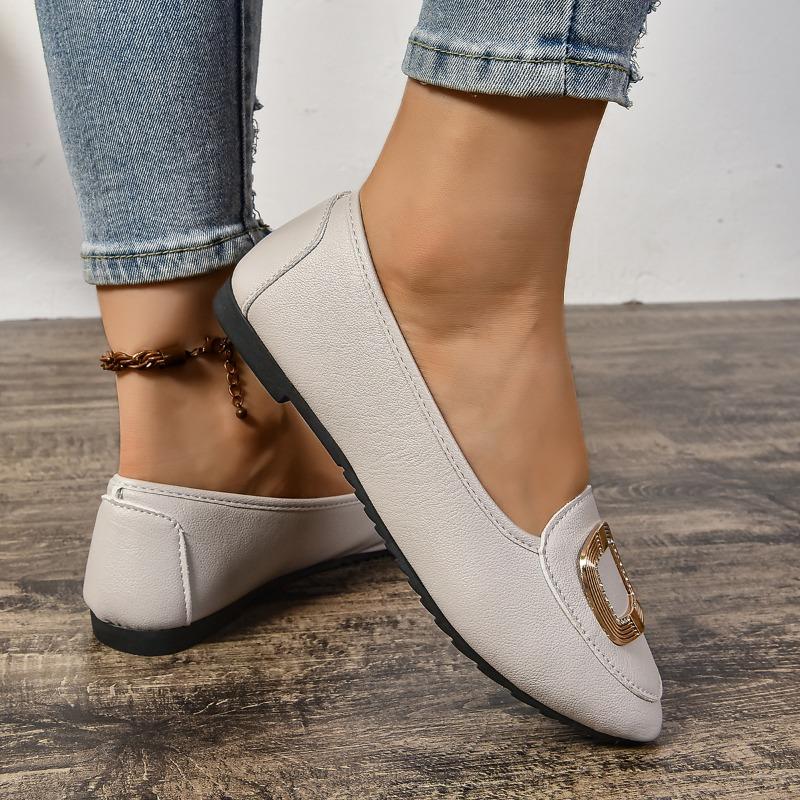 Fashion Women Shoes 2024 New Spring Autumn Fashion Casual Outdoor Women's Flat Shoes Slip on Round Toe Comfortable Shoes Women's Fashion