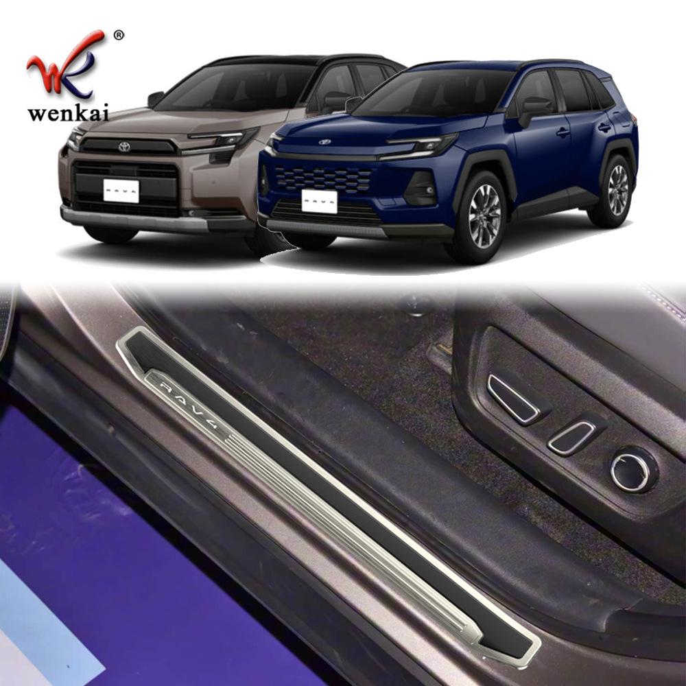 Toyota RAV4/Rongfang/Wildlander için Paslanmaz Çelik Kapı Eşiği Çizilme Plakaları - 26 Model