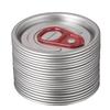 20Pcs Soda Can Pulling Ring Protector Cover Lid Aluminum Silver Color for Can Beverage