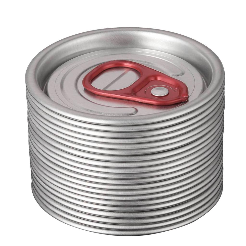 20Pcs Soda Can Pulling Ring Protector Cover Lid Aluminum Silver Color for Can Beverage
