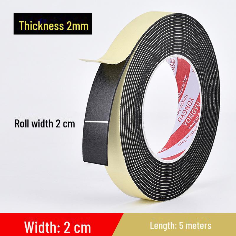 Self-Adhesive EVA Foam Sealing Strip – Dust-Proof, Temperature-Resistant, Anti-Collision, Shock-Absorbing Rubber for Doors and Windows