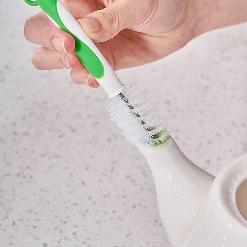 Baby Multipurpose Food Maker Cleaning Brush With Pp Tpr Nylon And Stainless Steel For Small Appliances