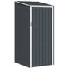 vidaXL Garden Shed Anthracite 87x98x159 Cm Galvanized Steel