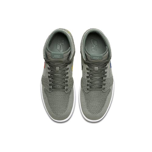 Air Jordan 1 Retro High Flyknit GS Clay Green GS 919702-333