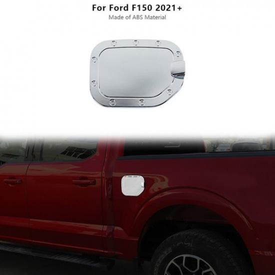 Chrome Fuel Filler Door Gas Tank Cap Cover Trim for Ford F-150 + Accessories