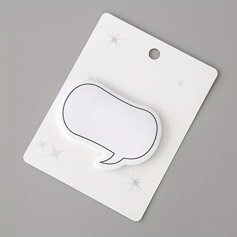 10packs Random Pattern Sticky Notes, Simple Dialogue Box Series Small Fresh Note Notes, Office, Home Notes, Cute Stationery