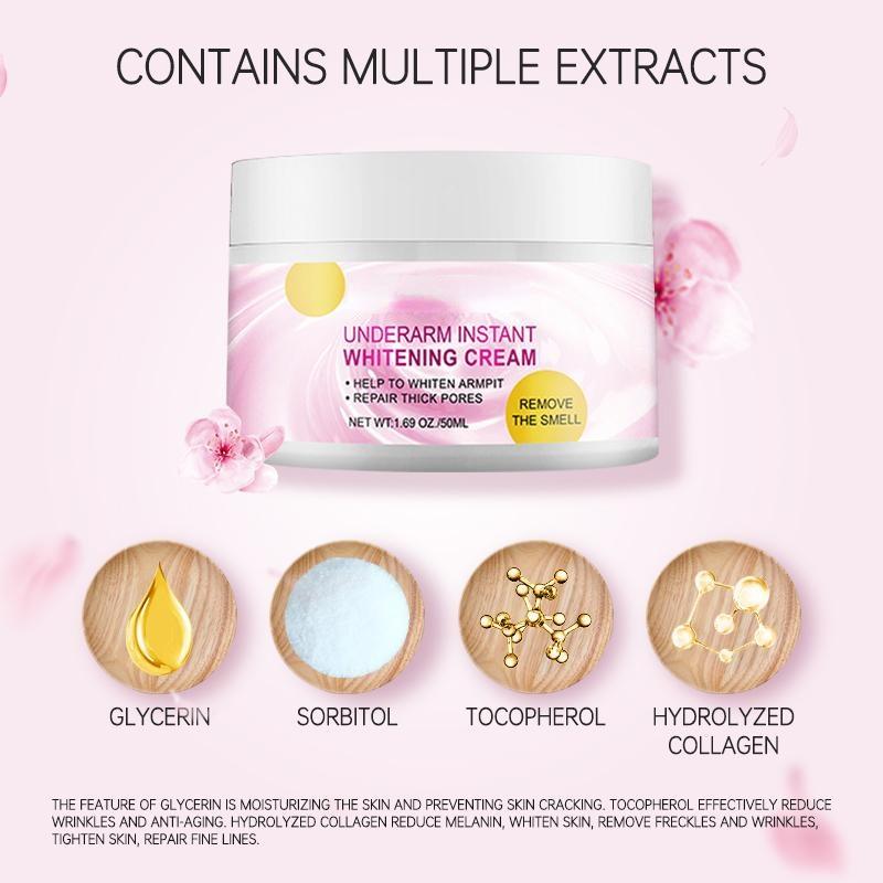 Body Whitening Cream Legs Brightening Armpit Whitening Remove Dark Spot Moisturizing Cream