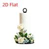 Freestanding Christmas Paper Towel Holder Acrylic Wood Base Kitchen Roll Dispenser  Living Room