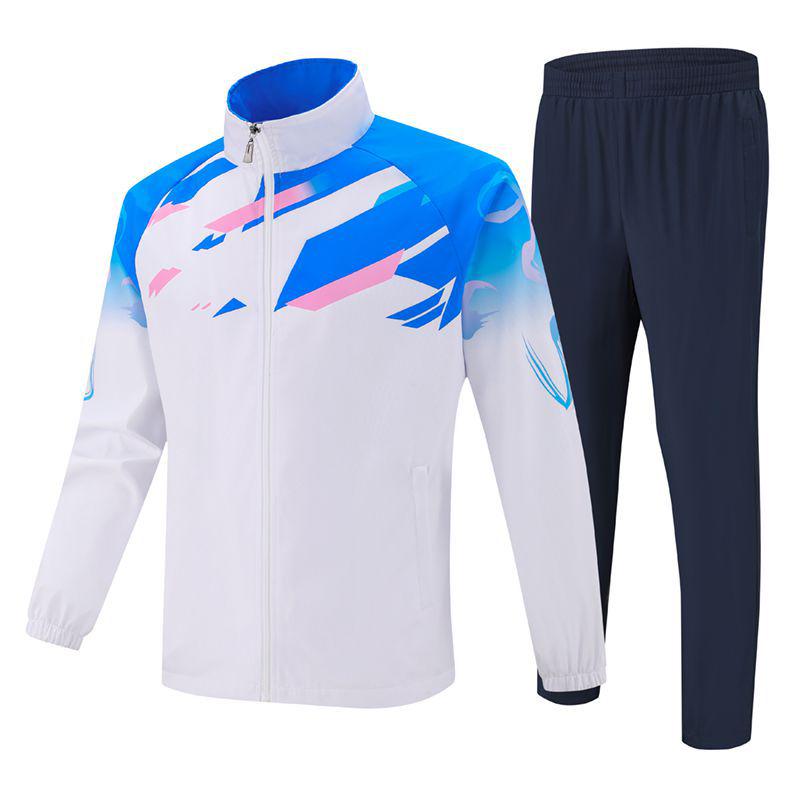Chinese National Team Sports Training Suit - Spring/Autumn Martial Arts Coach & Student Uniform M чёрный/синий