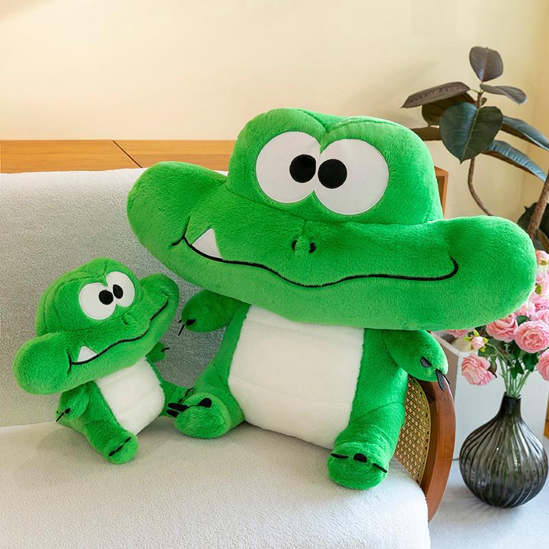 Plush Cute Crocodile Toy Animal Stuffed Doll Cartoon Decorations Kids Gifts