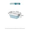 Storage Plastic Large Box Extra With Lid For Clothes Toys And Snacks