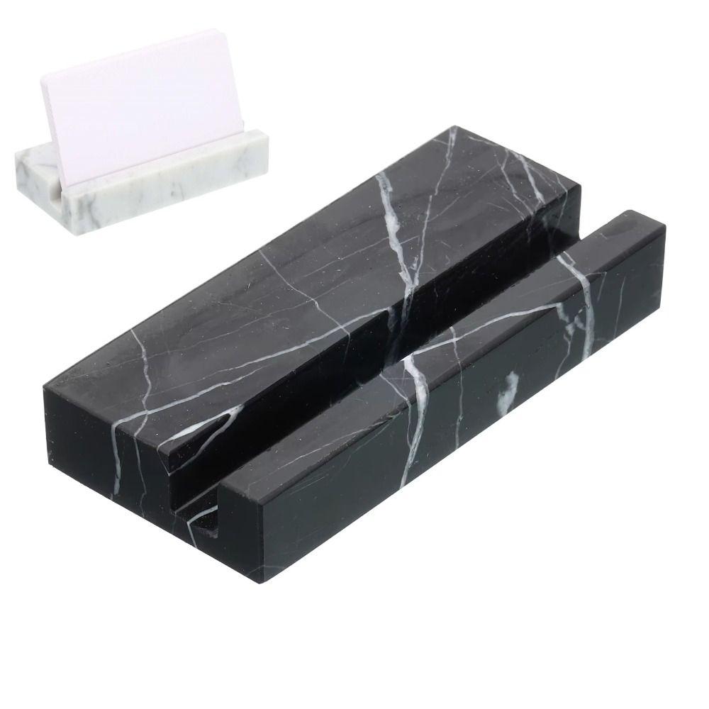 Marble Mobile Phone Holder Thickened Card Stand Organizer Durable Business Card Holder Trade Shows